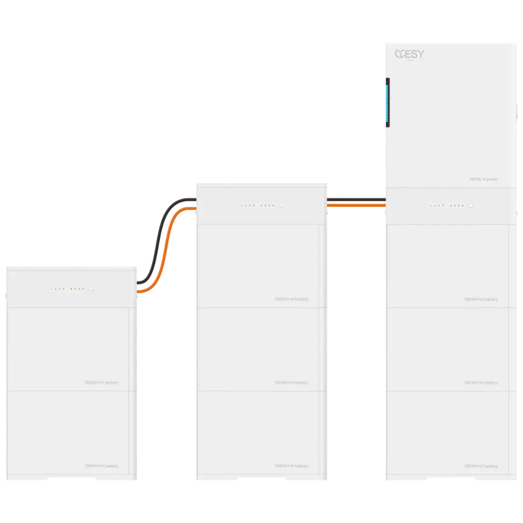 HM10-80 PV Wechselrichter 10 kW Ausgangsleistung mit Batteriespeicher 80 kWh, 3 Phasen